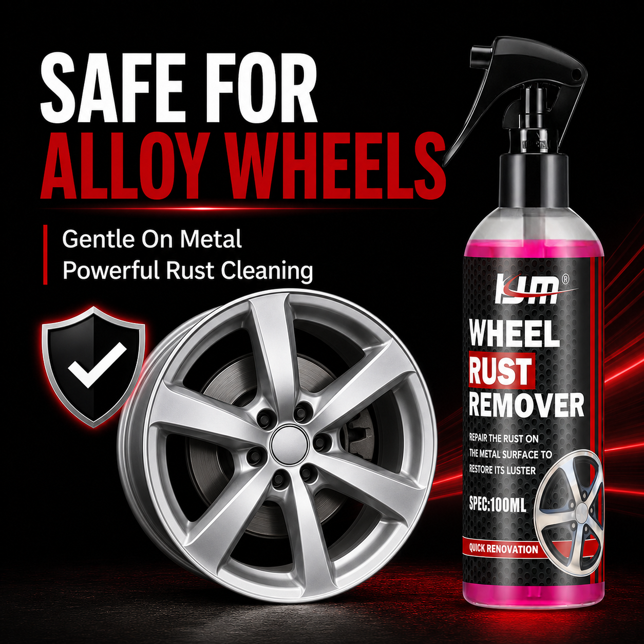KJM Wheel Cleaner For Car Rims - Wheel Cleaner Alloy ulasan dan harga