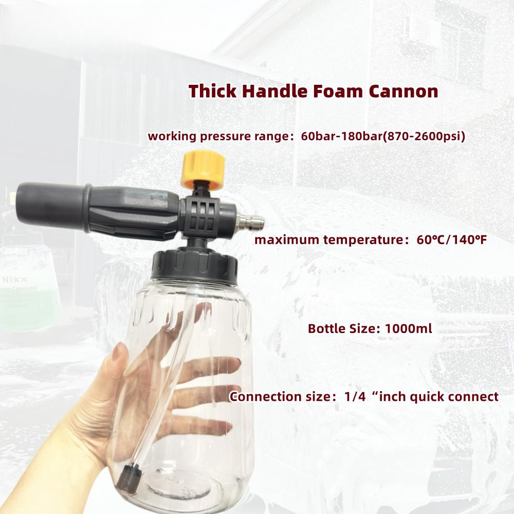 1 PC Black and Yellow Thick ha - Foam Cannon Car Wash ulasan dan harga