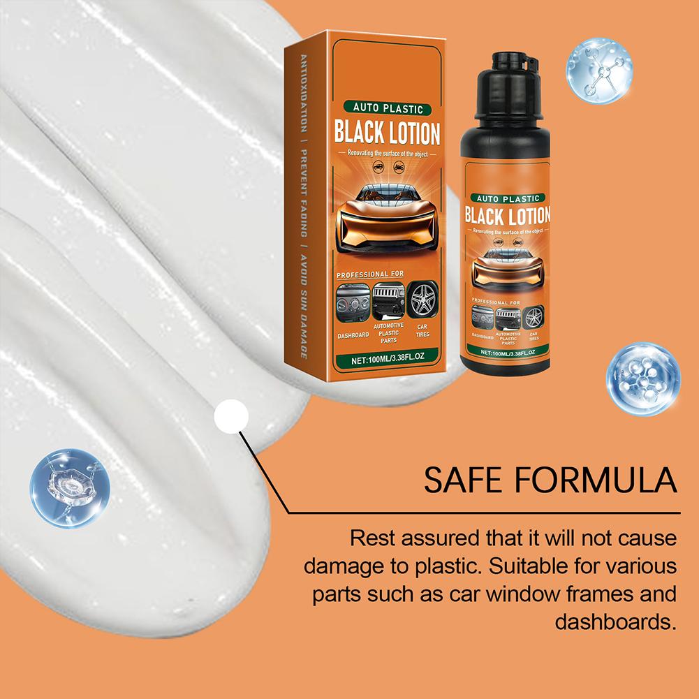 100/200ml Car Plastic Black Re - Trim Restorer Plastic ulasan dan harga