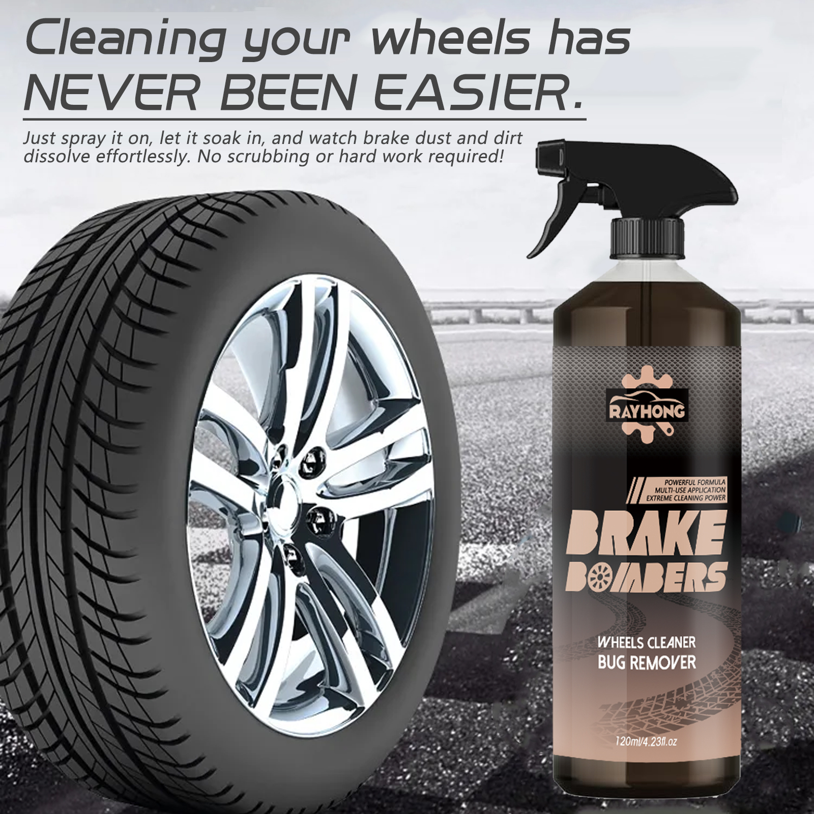 Car Wheel&Tire Cleaner - Brake - Wheel Cleaner Alloy ulasan dan harga