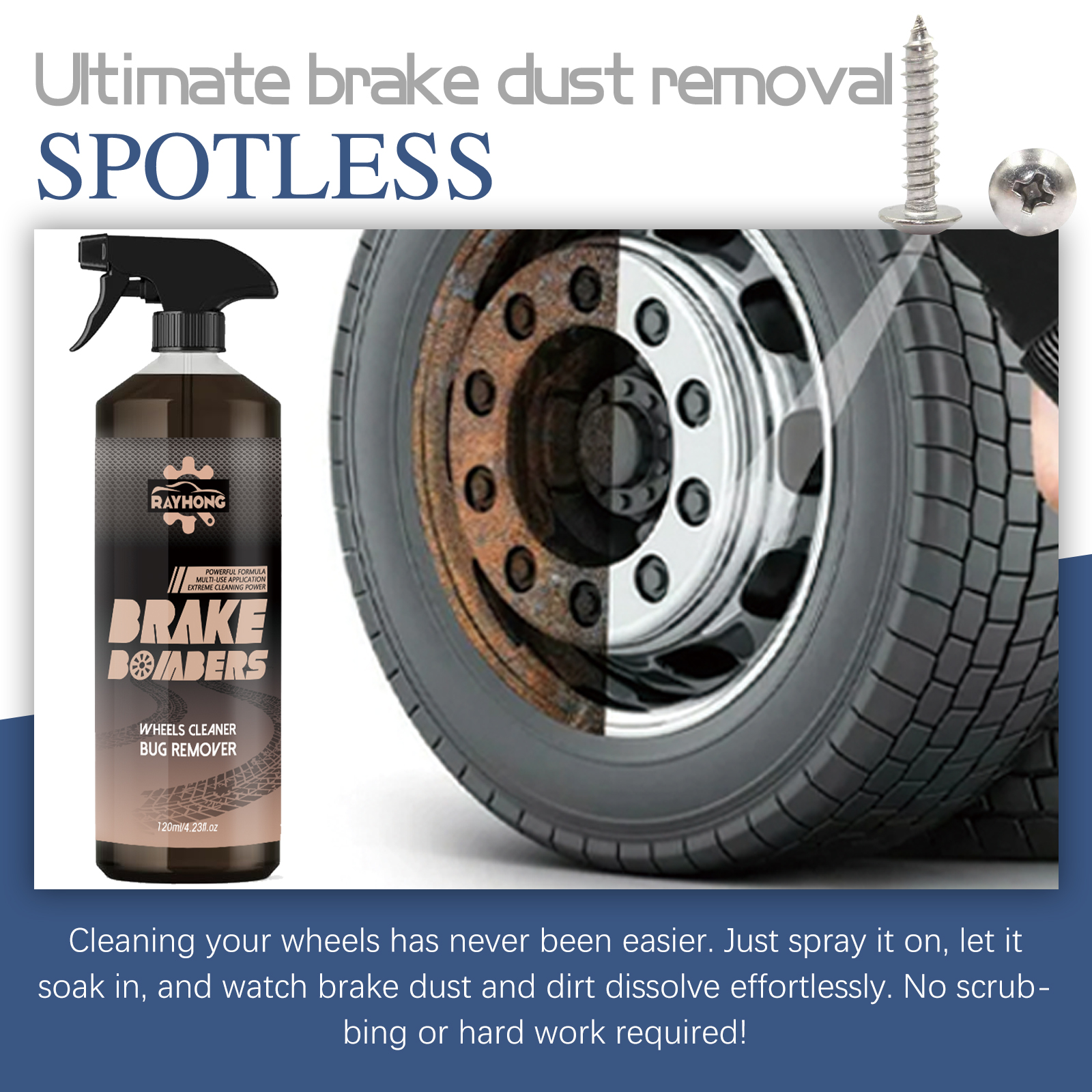 Car Wheel&Tire Cleaner - Brake - Wheel Cleaner Alloy ulasan dan harga