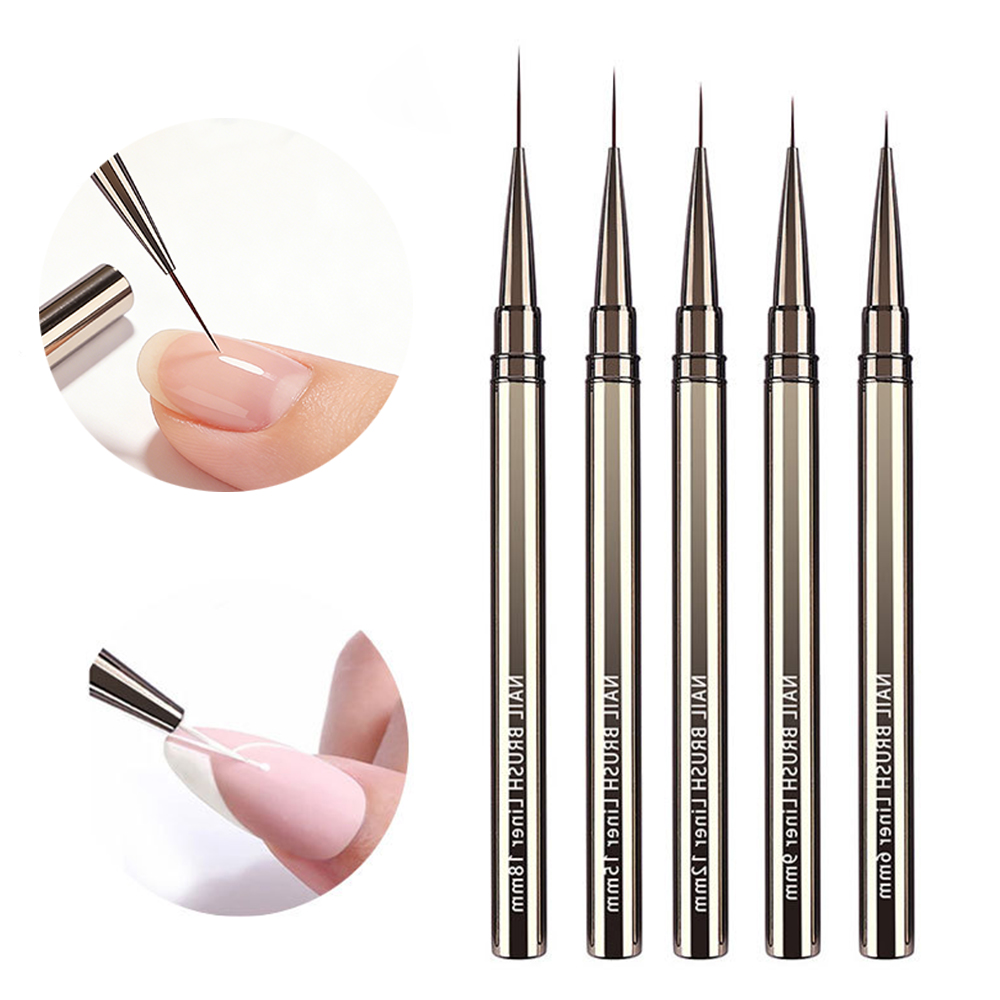 5-Piece Professional Nail Art  - Detailing Brush Set ulasan dan harga