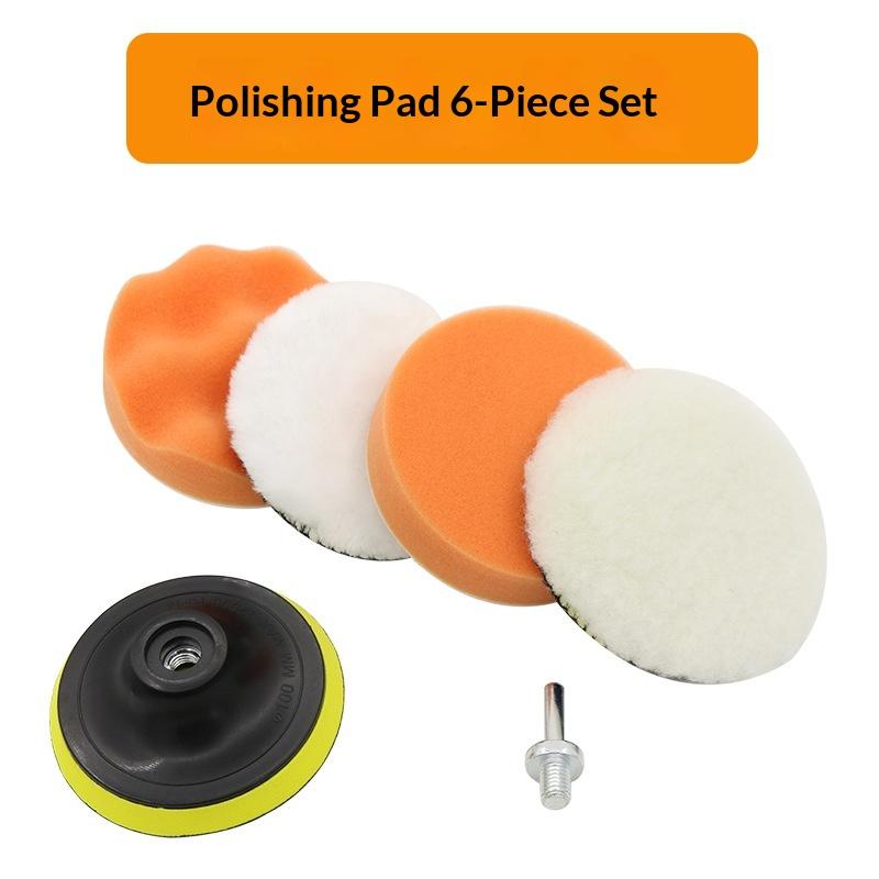 6Pcs Foam Pad Buffer Kit Polis - Polish Pad Set Buffer ulasan dan harga