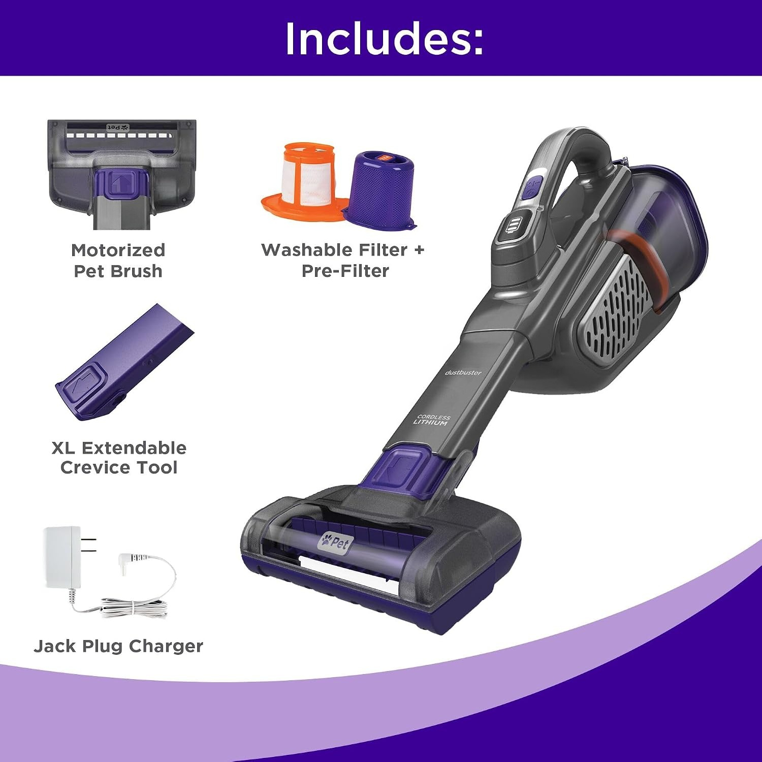Rechargeable Cordless Pet Spec - Car Cleaning Brush ulasan dan harga