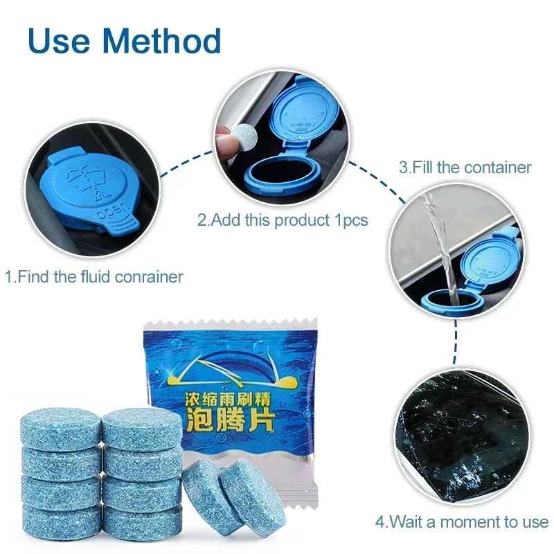 Concentrate Effervescent Car W - Glass Cleaner Streak ulasan dan harga
