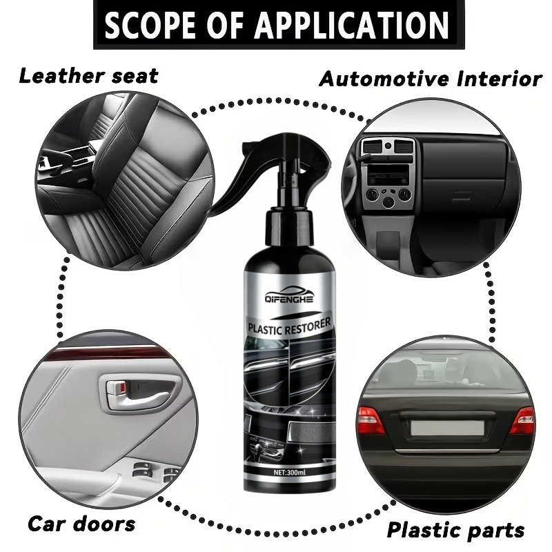 300ml Long-Lasting Plastic Res - Trim Restorer Plastic ulasan dan harga