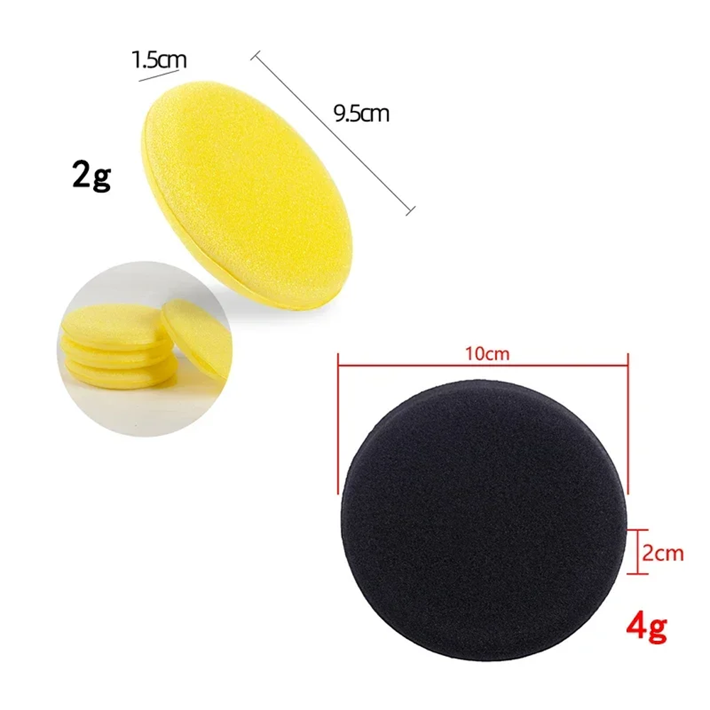50pcs Round Car Ultra Soft Foa - Wax Applicator Pad ulasan dan harga