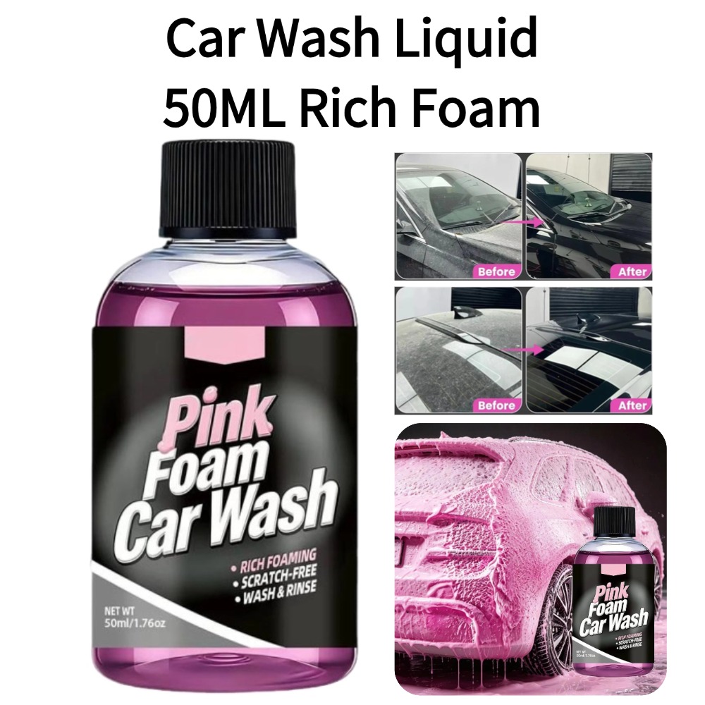 50ml Foam Car Wash Liquid Acti - Microfiber Towel Detailing ulasan dan harga