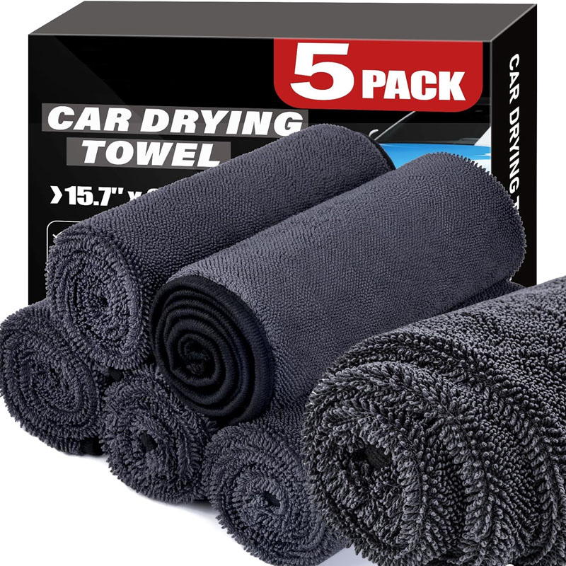 1/5pcs Heavy-Duty Car Towel 12 - Microfiber Towel Detailing ulasan dan harga