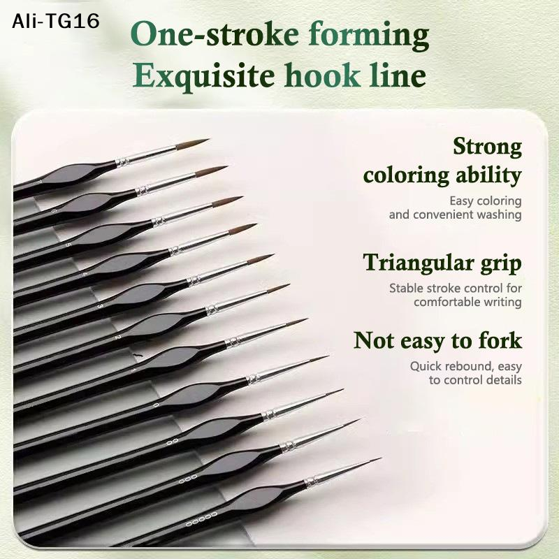 【B11】11Pc Miniature Detail Pai - Detailing Brush Set ulasan dan harga