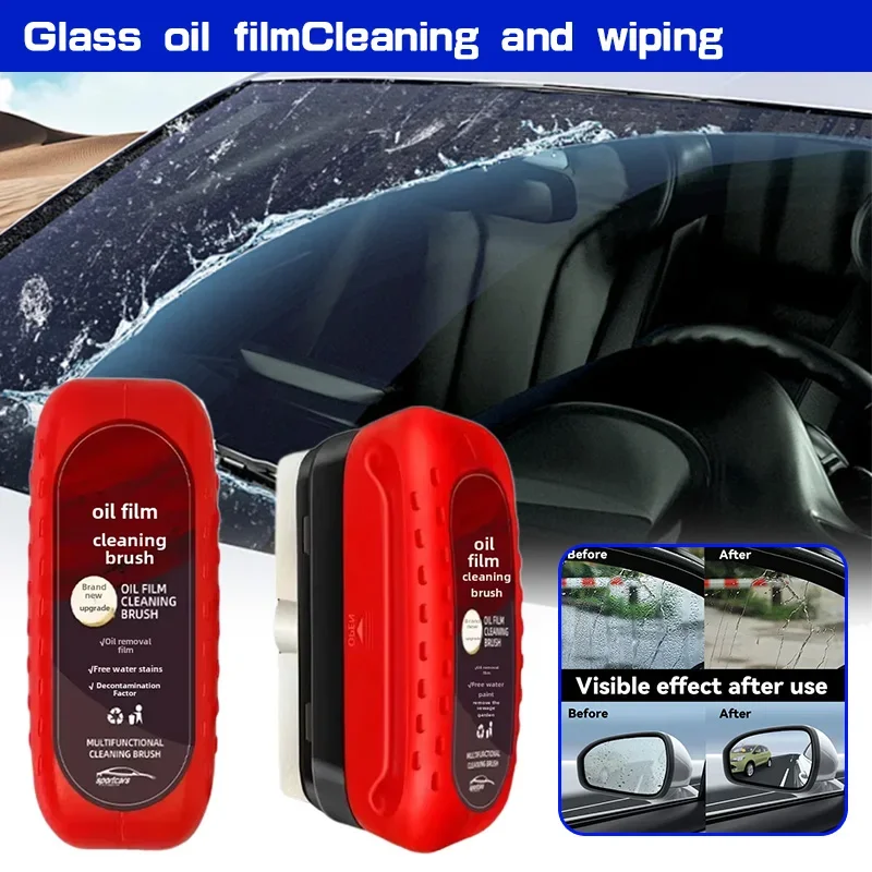 Car GlassCoating Oil Film Clea - Car Cleaning Brush ulasan dan harga
