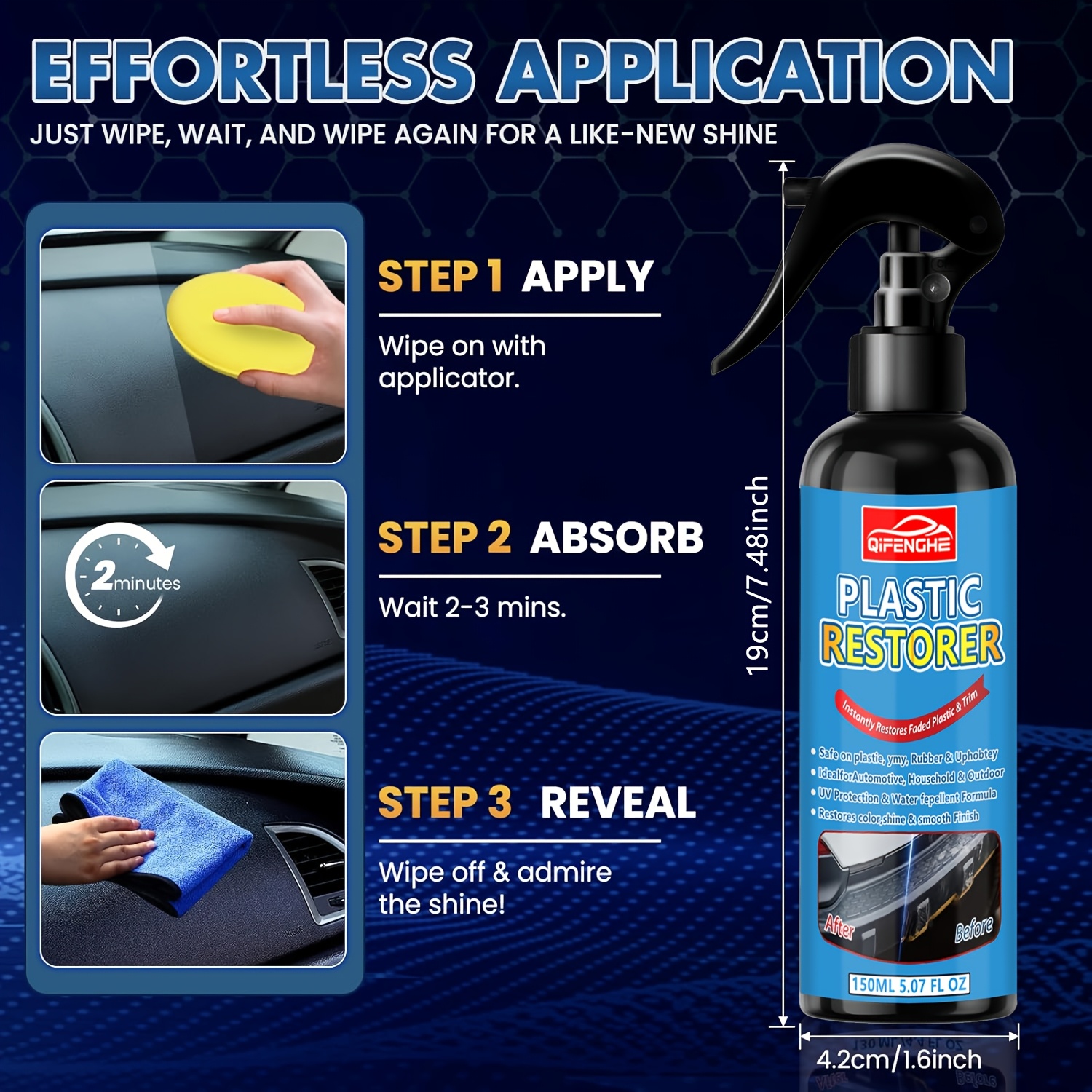Black Trim And Plastic Restore - Trim Restorer Plastic ulasan dan harga