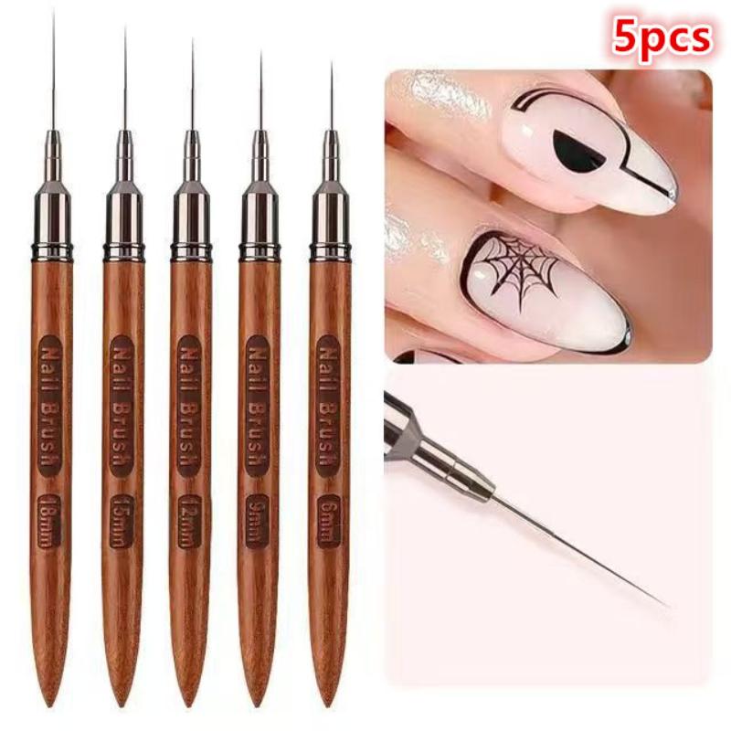 5 Piece Nail Art Liner Brush S - Detailing Brush Set ulasan dan harga