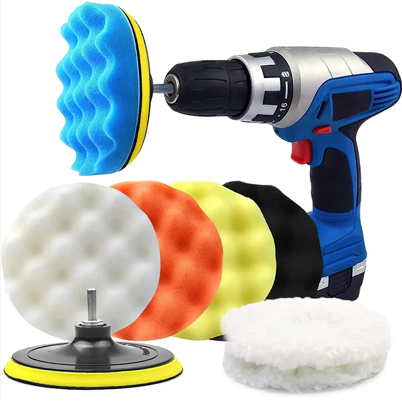 New 8Pcs Car Polishing Pads Ki - Polish Pad Set Buffer ulasan dan harga