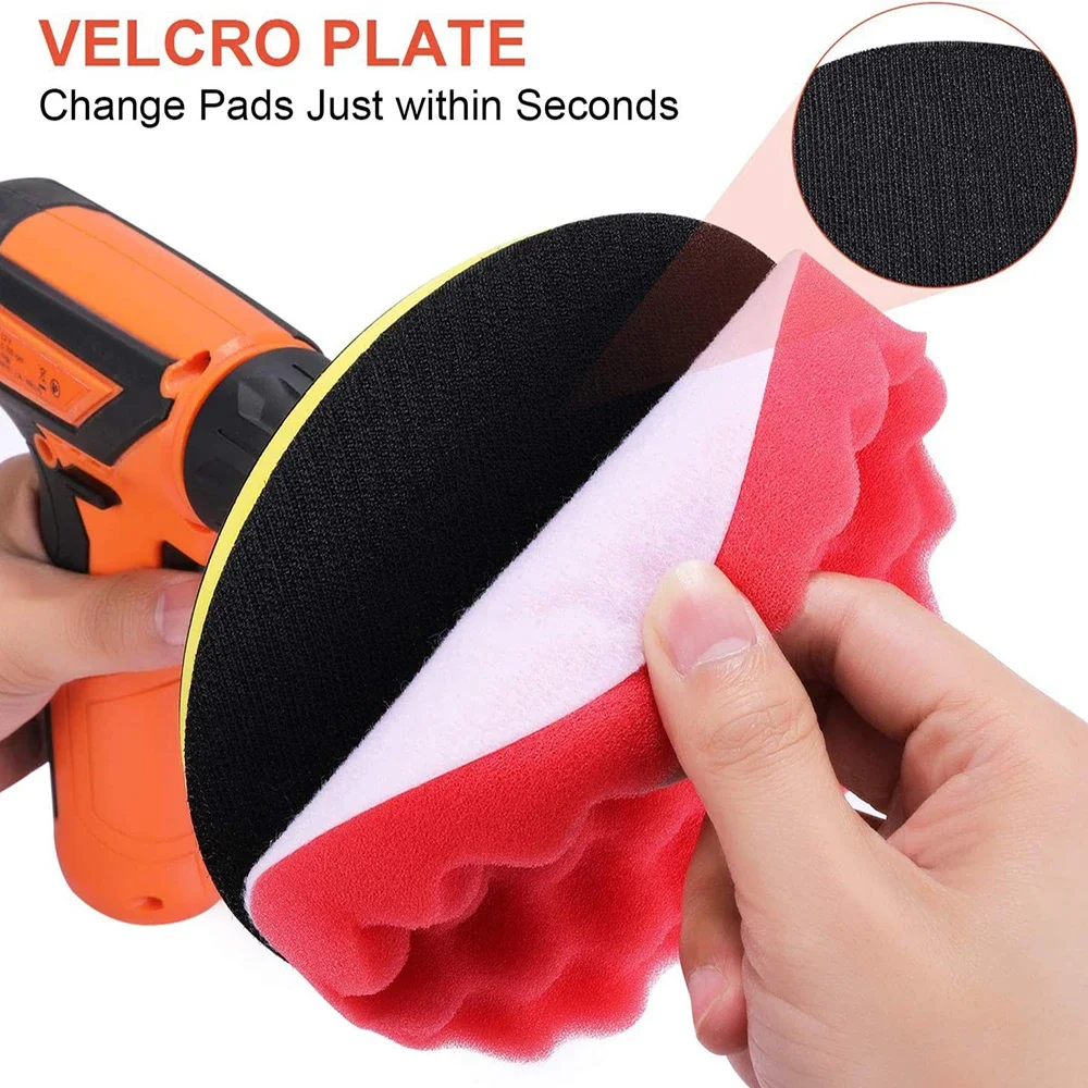 New 8Pcs Car Polishing Pads Ki - Polish Pad Set Buffer ulasan dan harga