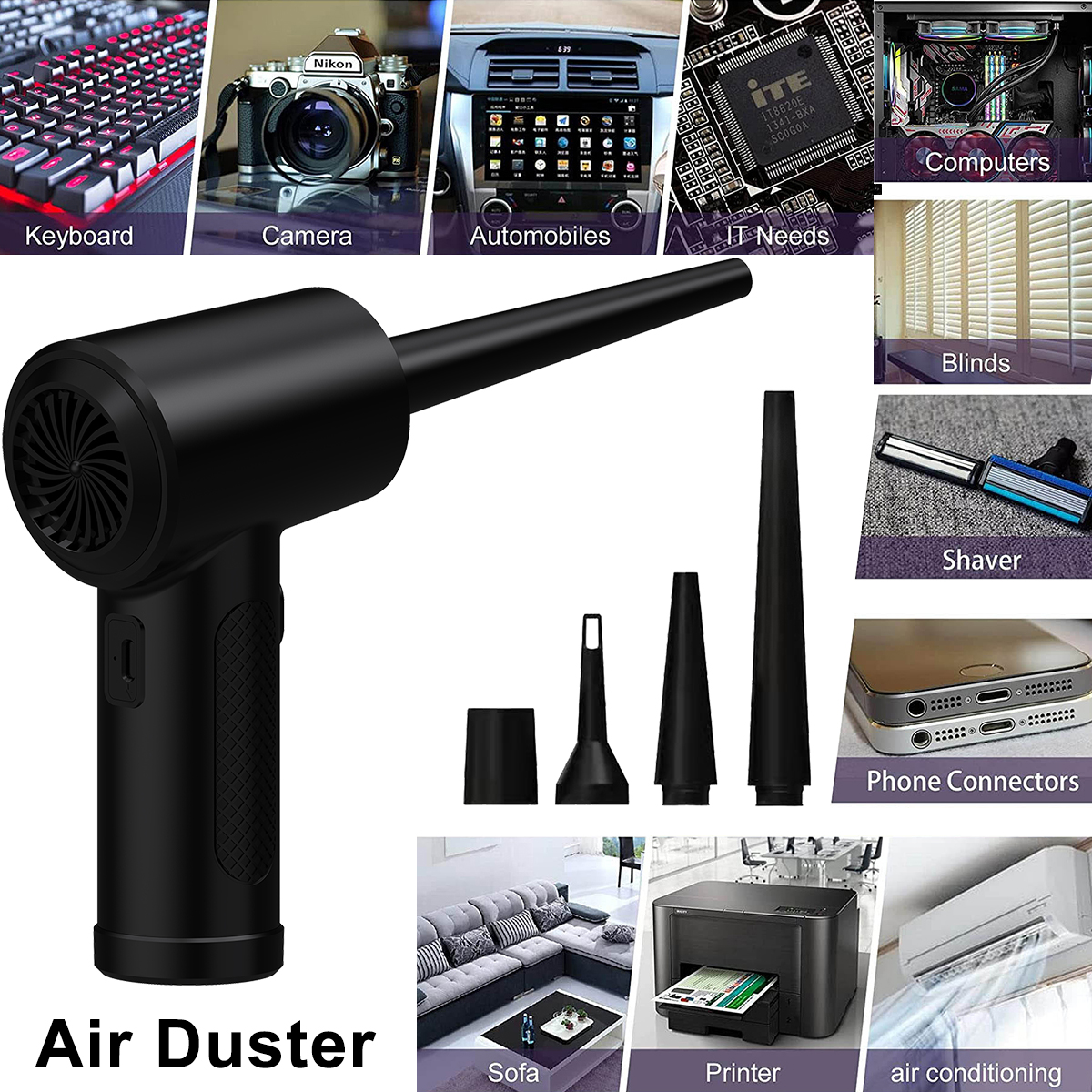Compressed Air Duster for Comp - Dryer Car Blower ulasan dan harga