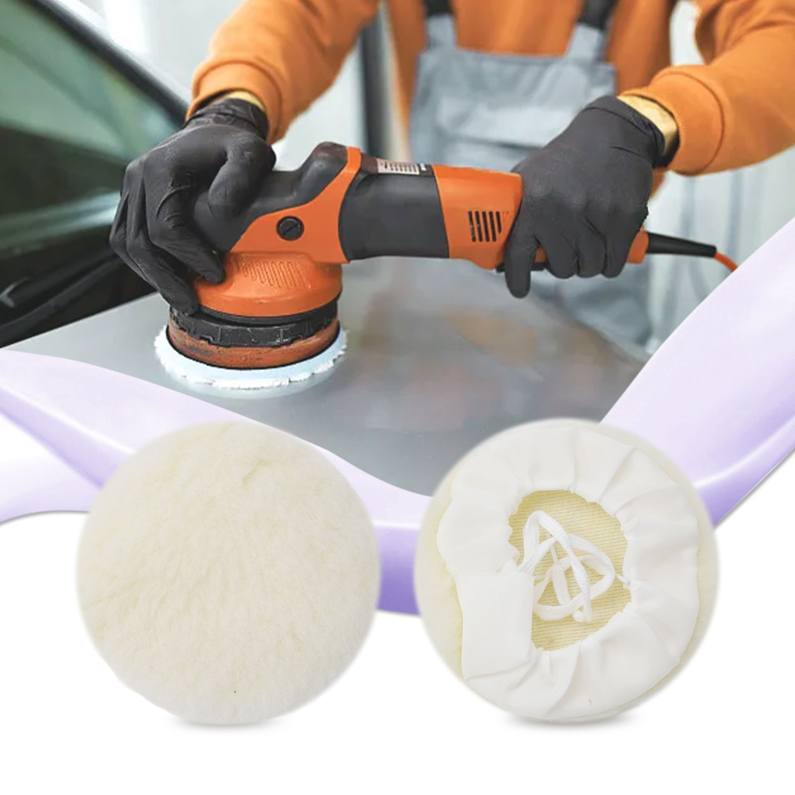 Set Buffing Pads 125mm Buffer  - Polish Pad Set Buffer ulasan dan harga