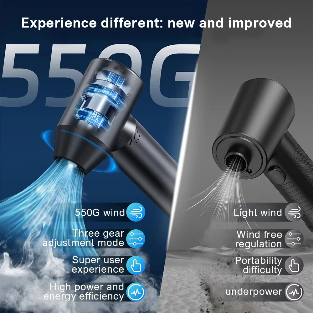 High-Speed 80000RPM Turbo Jet  - Dryer Car Blower ulasan dan harga