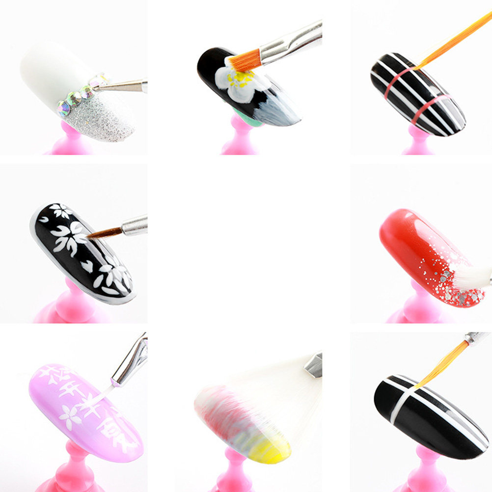 20Pcs Nail Art Pen Brush Set S - Detailing Brush Set ulasan dan harga