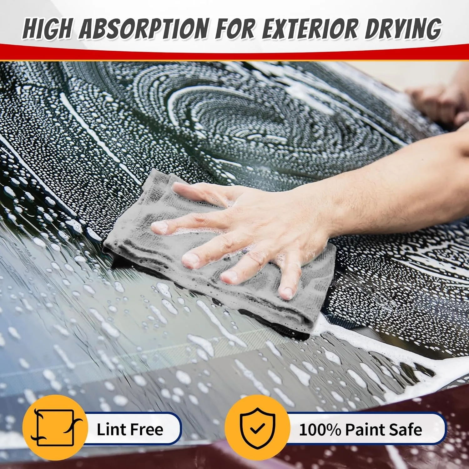 1/50pcs Microfiber Cleaning Cl - Microfiber Towel Detailing ulasan dan harga