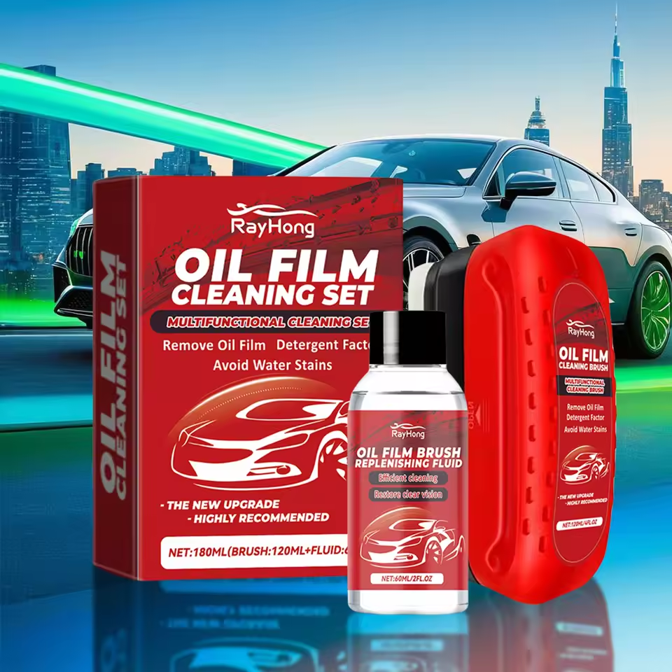 Car Glass Oil Film Remover Gla - Car Cleaning Brush ulasan dan harga