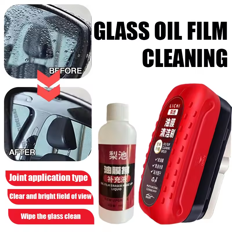 Car Glass Oil Film Remover Gla - Car Cleaning Brush ulasan dan harga
