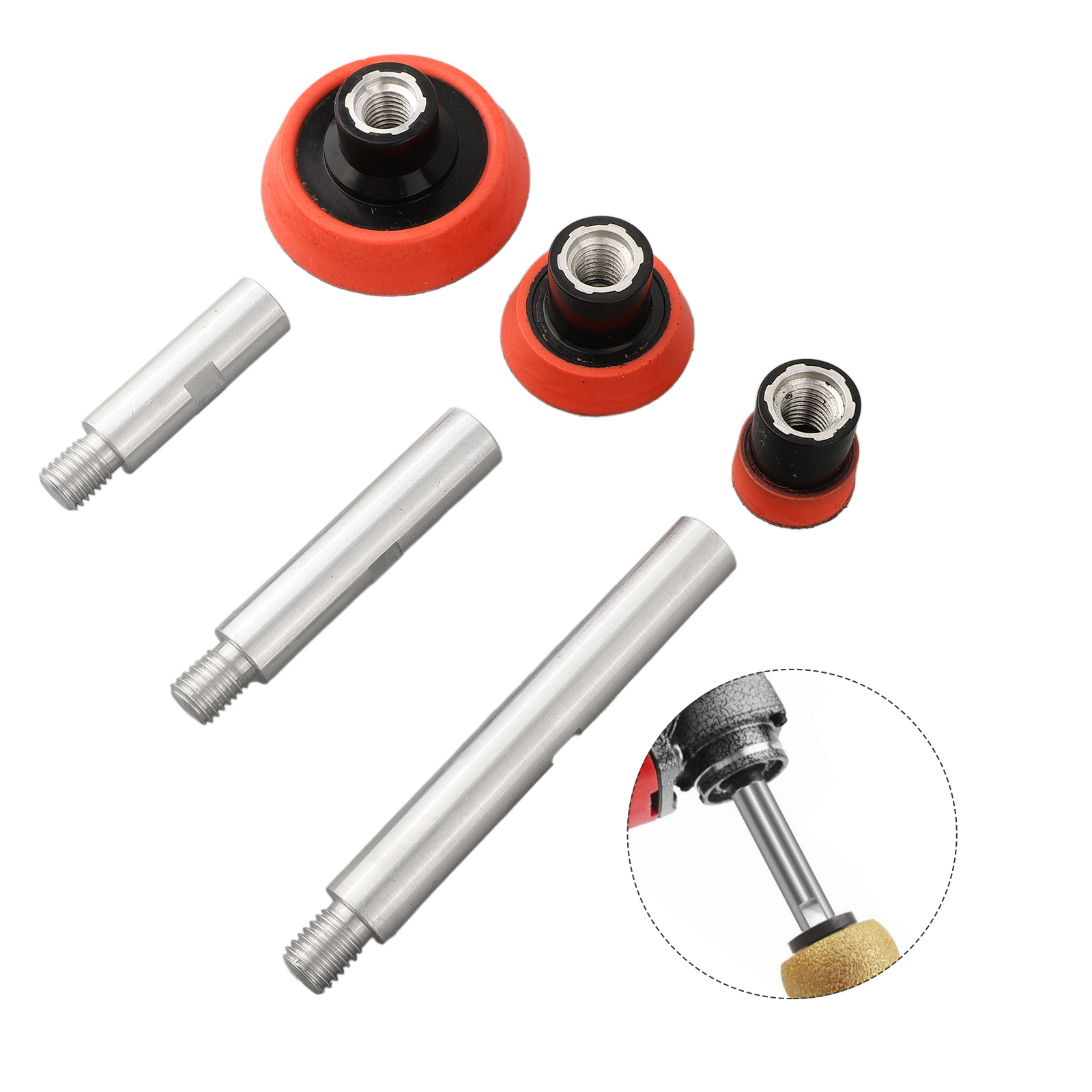 M14 Thread Polisher Extension  - Polish Pad Set Buffer ulasan dan harga
