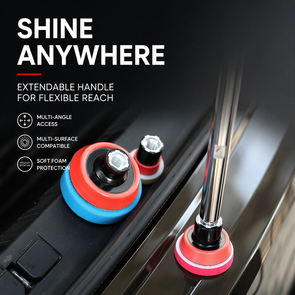 M14 Thread Polisher Extension  - Polish Pad Set Buffer ulasan dan harga