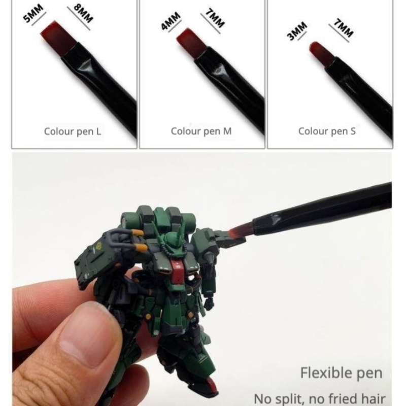 MSWZ MS-063 3-IN-1 Model Hand  - Detailing Brush Set ulasan dan harga