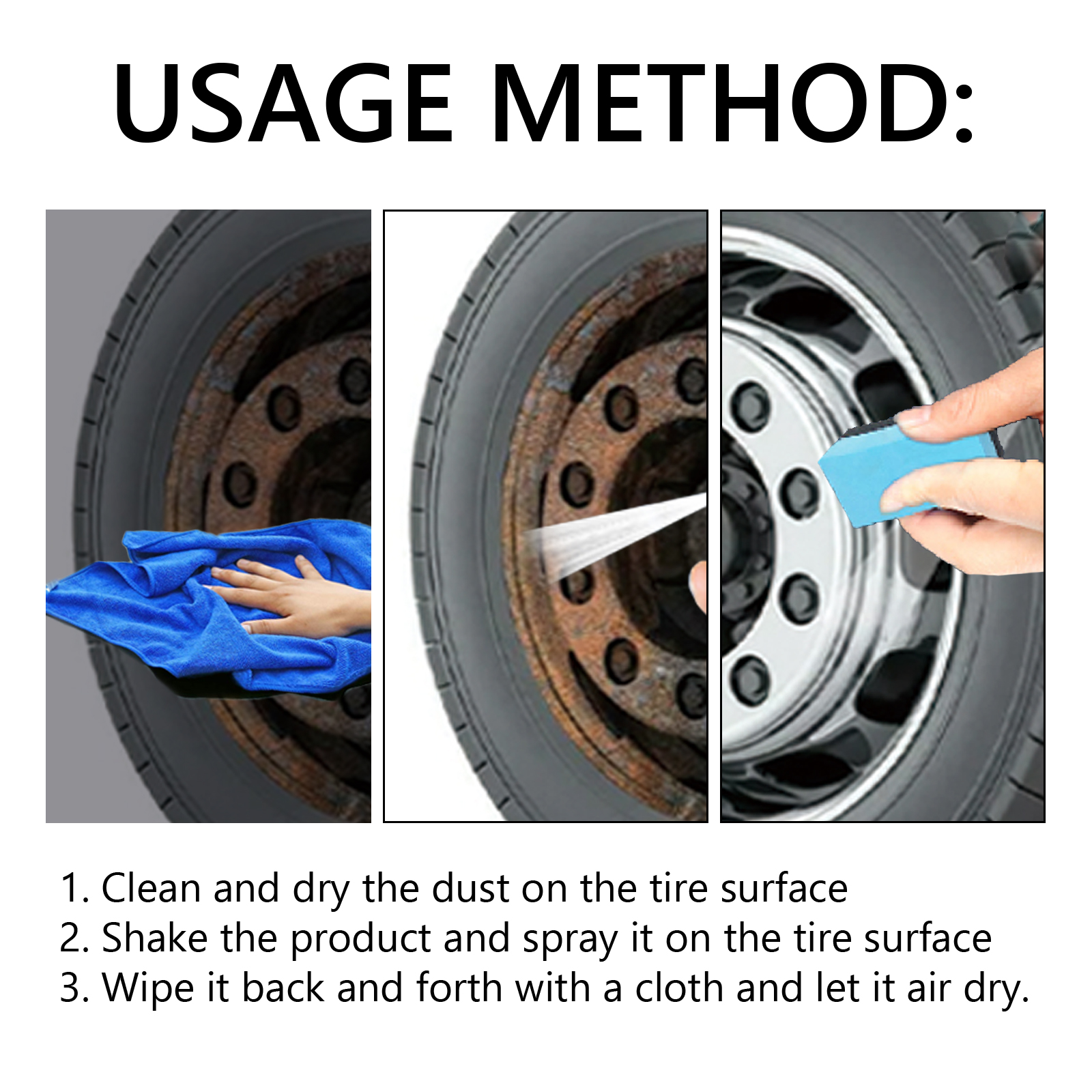 Car Tire Shine Coating Spray C - Tire Shine Spray Sealant ulasan dan harga