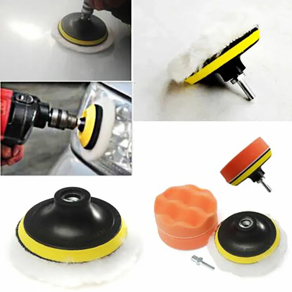 6Pcs Foam Pad Buffer Kit Polis - Polish Pad Set Buffer ulasan dan harga