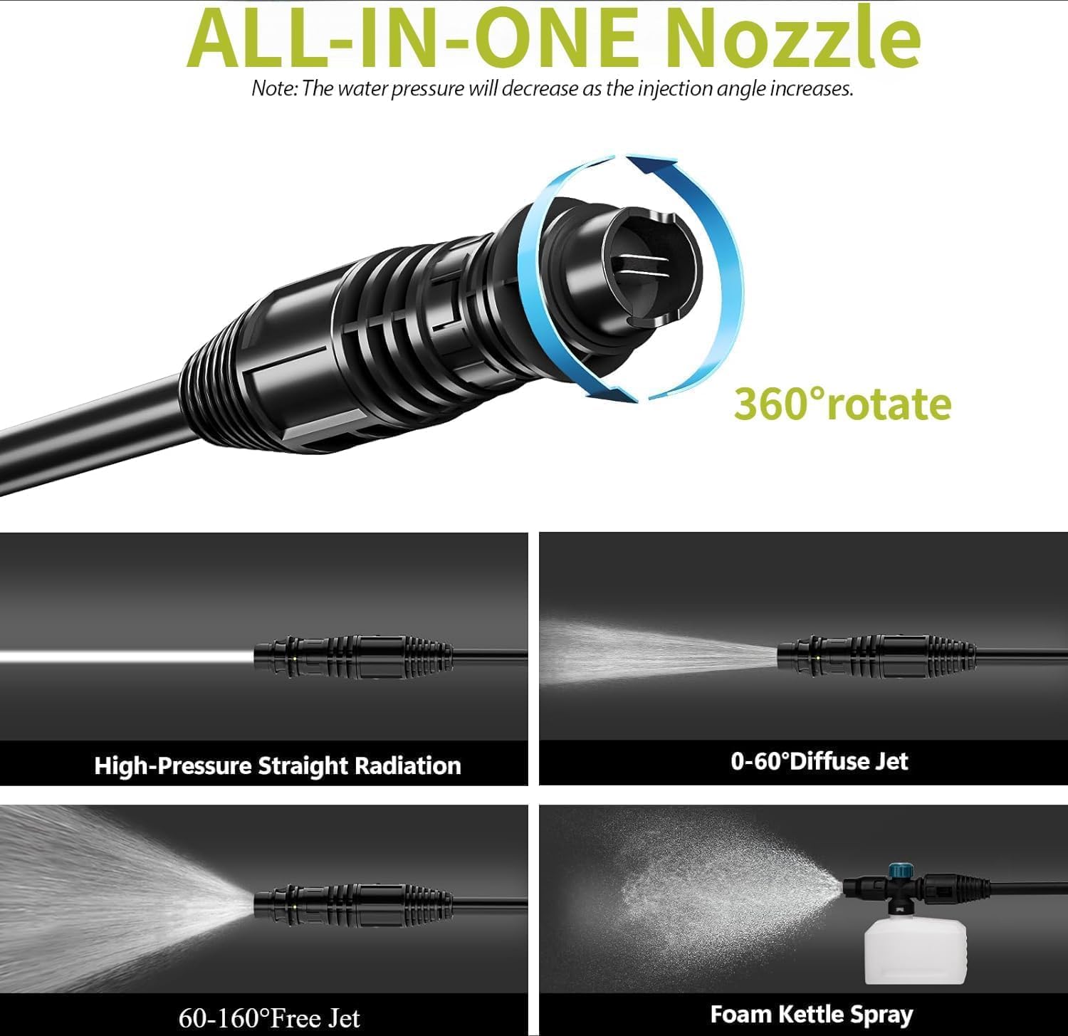 4000PSI Electric Pressure Wash - Pressure Washer Foam Gun ulasan dan harga