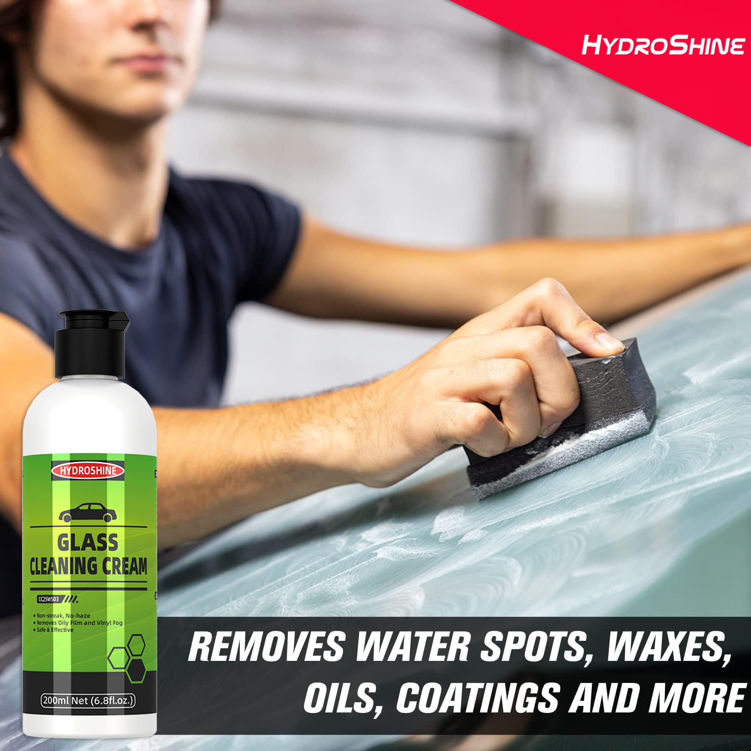 Hydroshine Car Glass Oil Film  - Glass Cleaner Streak ulasan dan harga