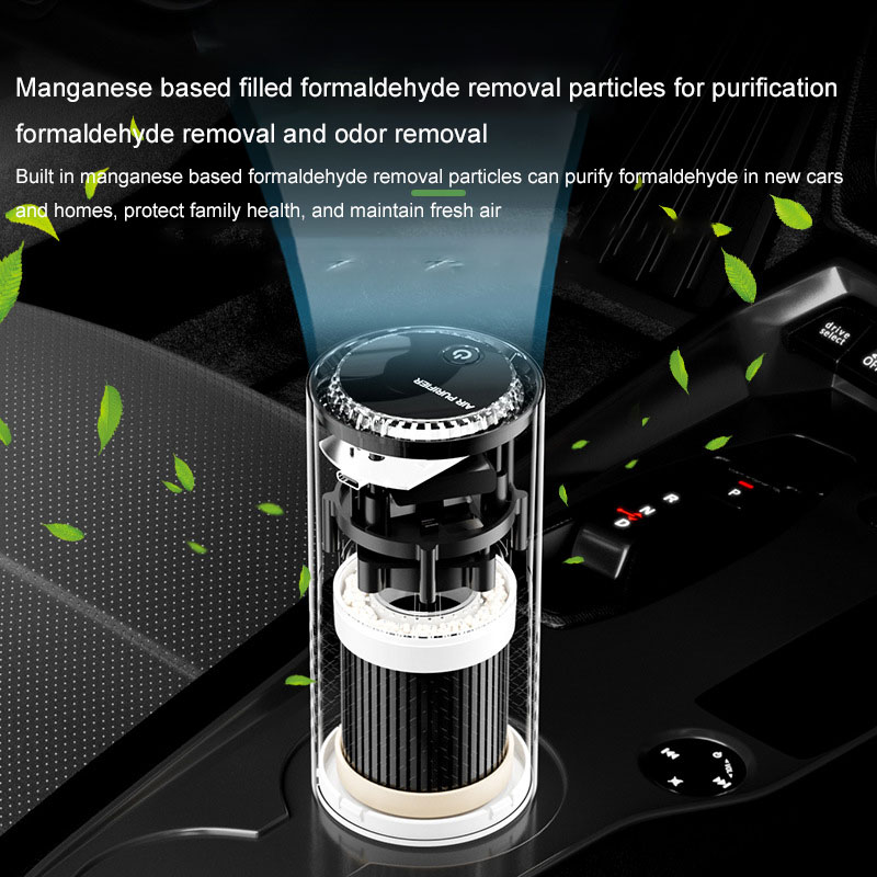 USB Air Purifier HEPA Filter N - Odor Eliminator Car ulasan dan harga
