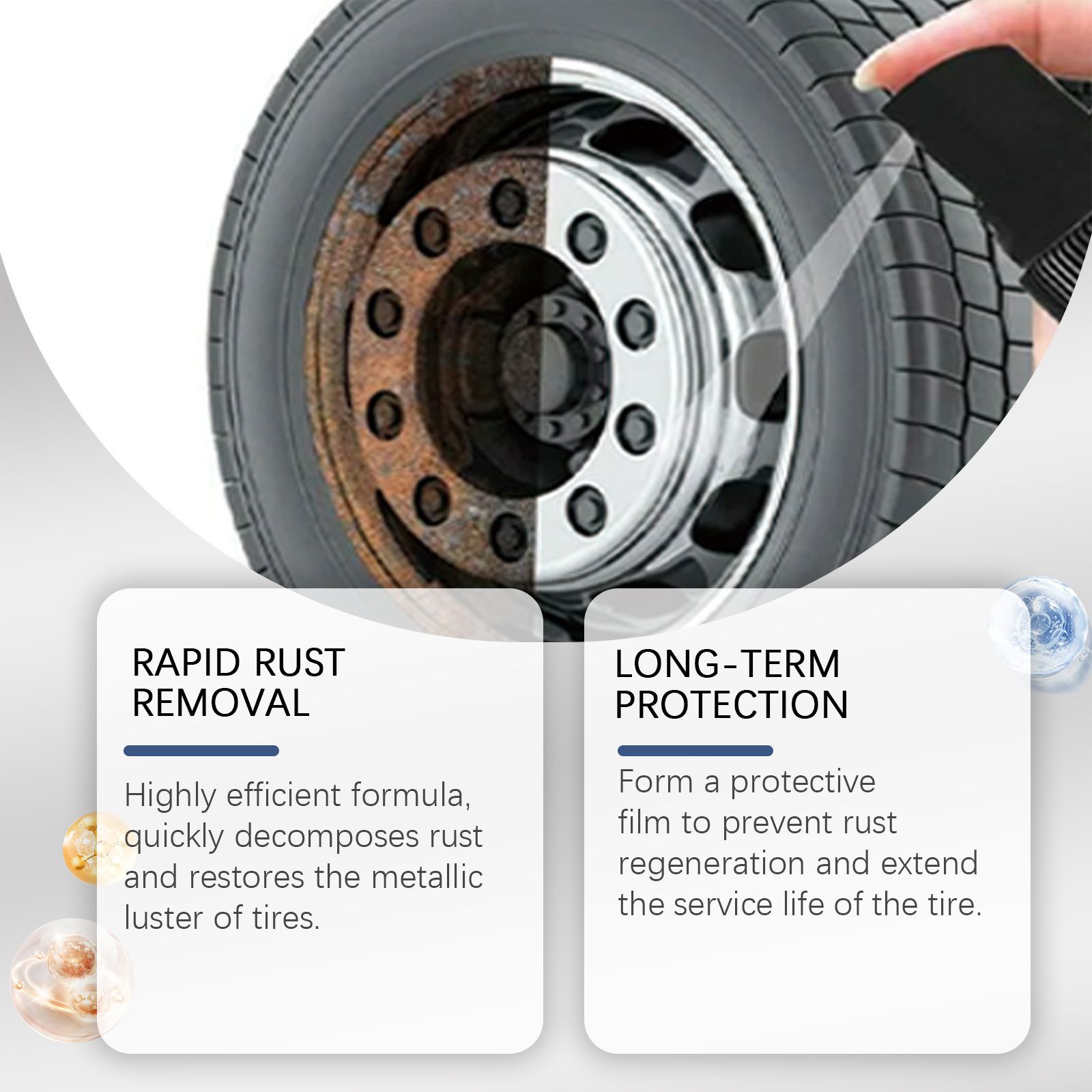 Car Wheel Iron Powder Rust Rem - Wheel Cleaner Alloy ulasan dan harga