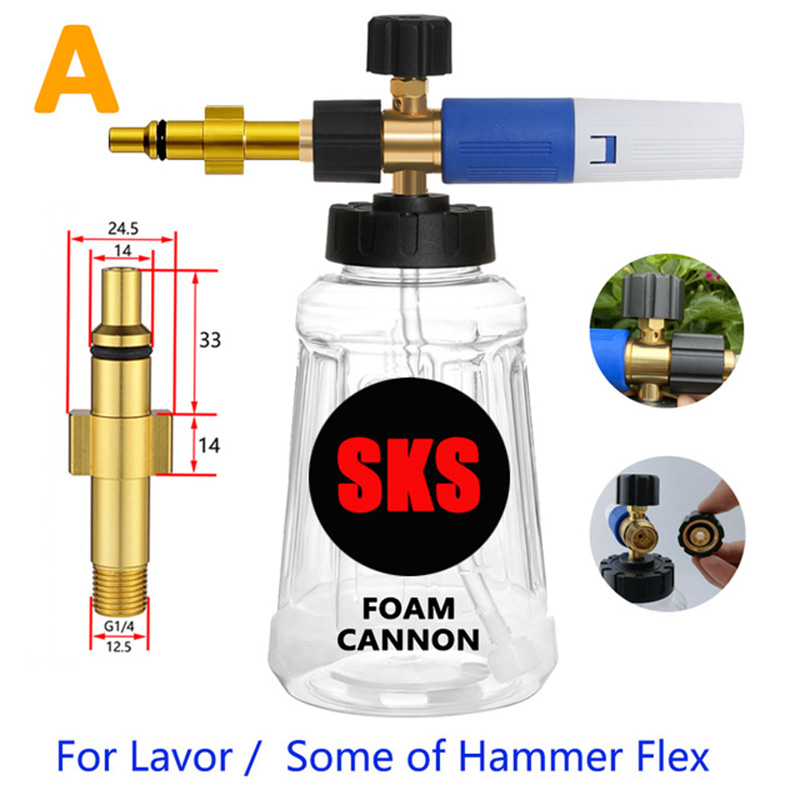Varies Adapters Transparent Fo - Pressure Washer Foam Gun ulasan dan harga
