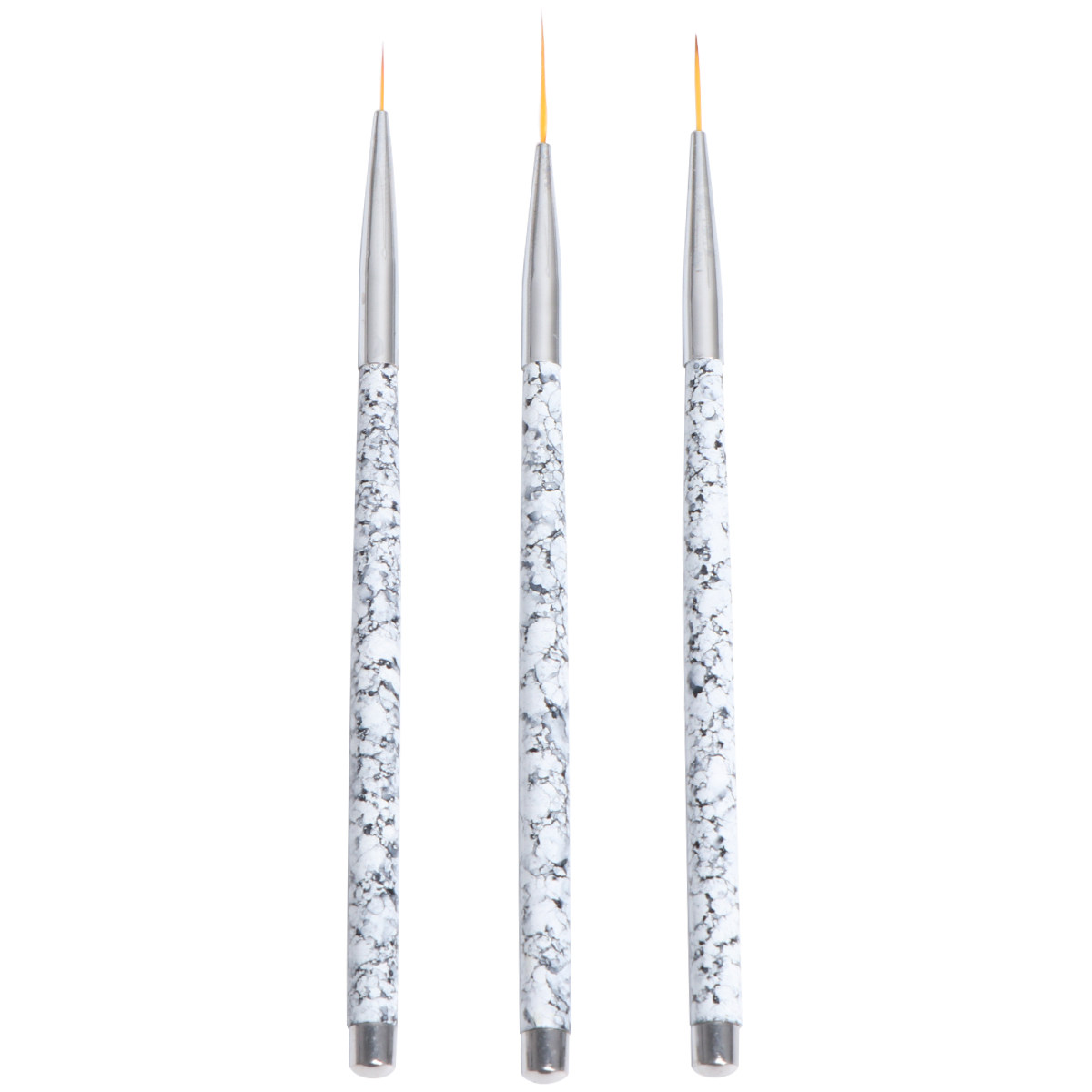 3Pcs Nail Art Liner Brush Set  - Detailing Brush Set ulasan dan harga
