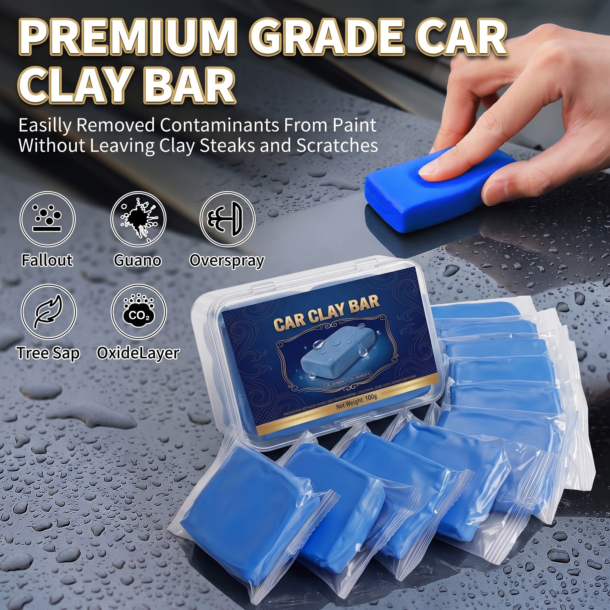 Professional Car Clay Bar Kit  - Clay Bar Lubricant ulasan dan harga