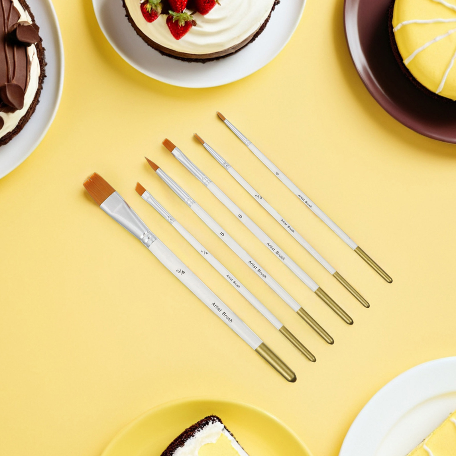 12Pcs Cake Detail Brush Set Ve - Detailing Brush Set ulasan dan harga