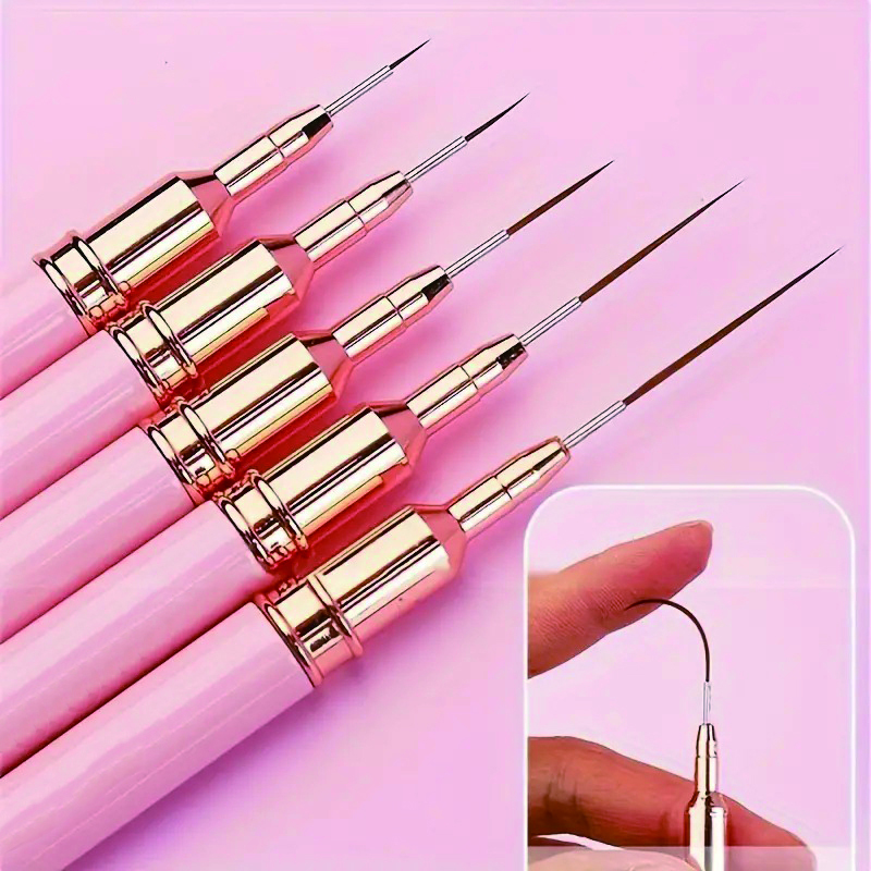 5-Piece Nail Art Pen Set, Ultr - Detailing Brush Set ulasan dan harga