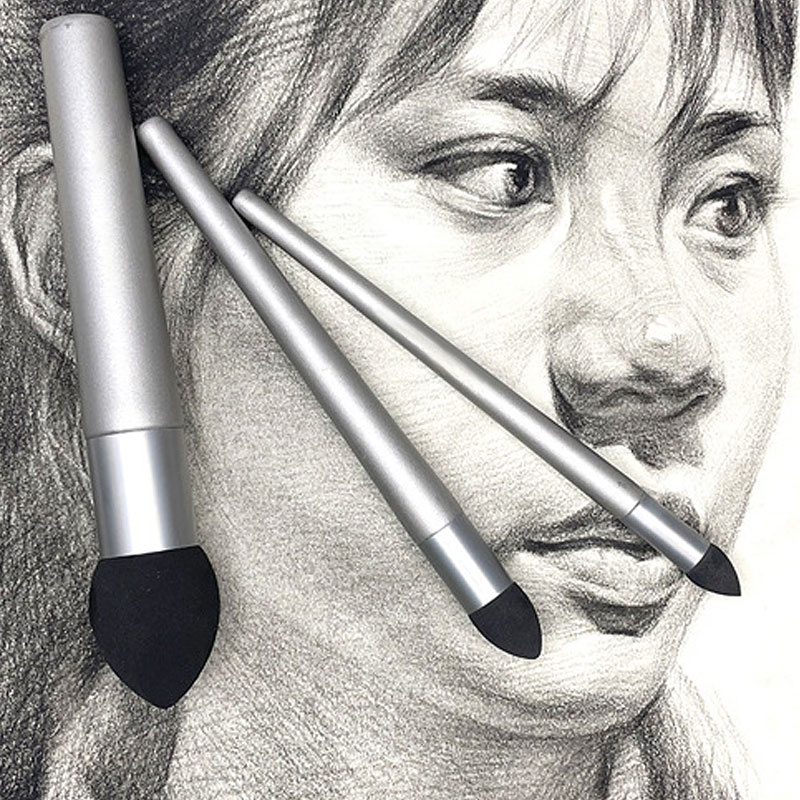 3Pcs Sketch Pen Brush Sponge W - Detailing Brush Set ulasan dan harga