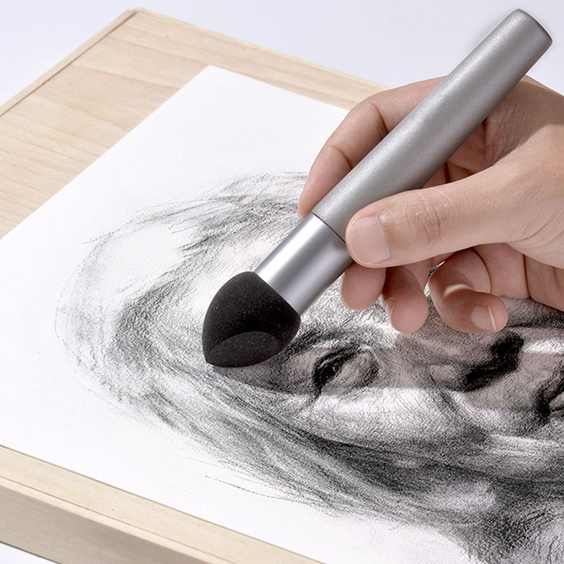 3Pcs Sketch Pen Brush Sponge W - Detailing Brush Set ulasan dan harga