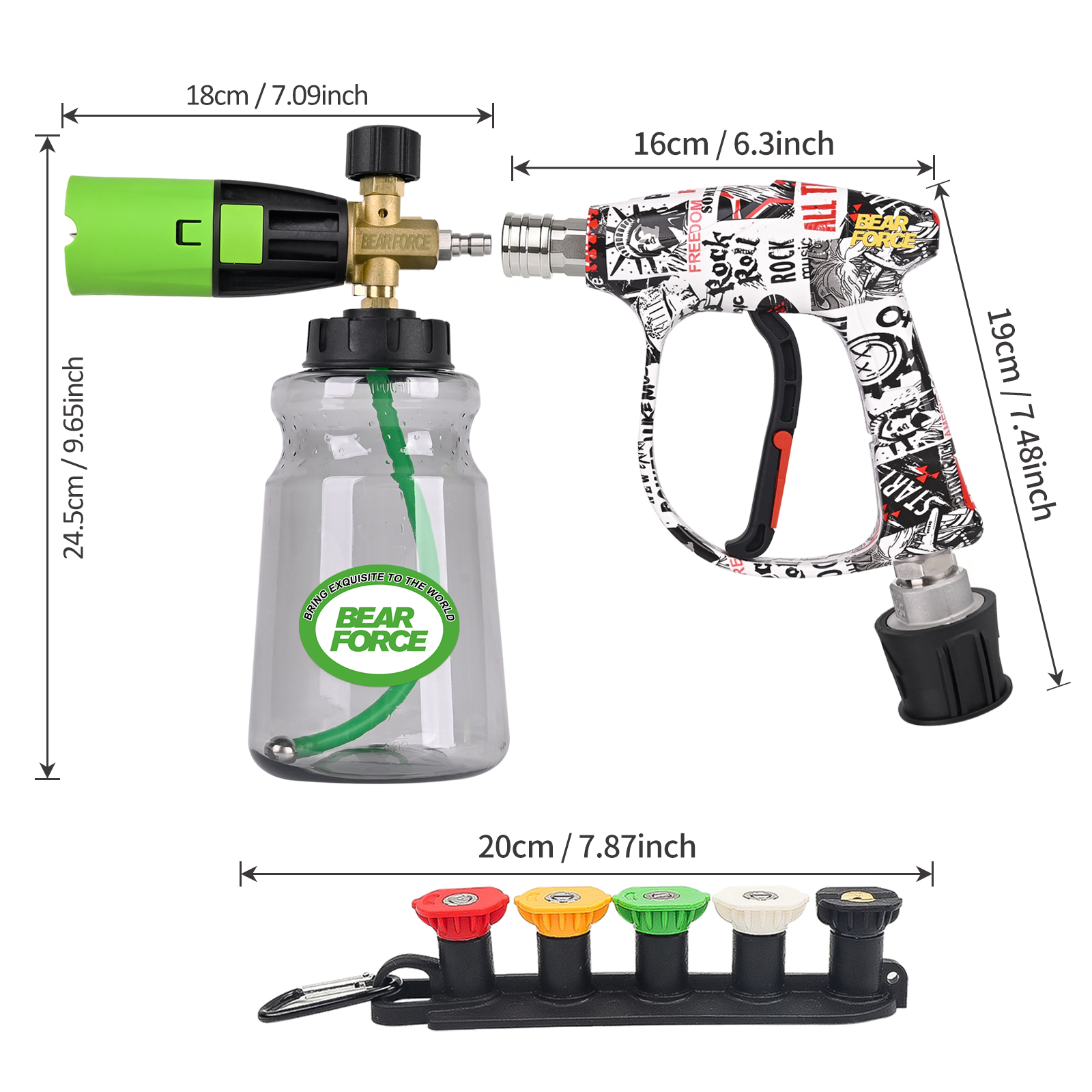 BEAR FORCE Pressure Washer Foa - Pressure Washer Foam Gun ulasan dan harga
